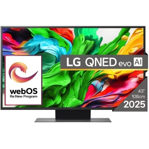 LG LG 43'' (107 cm) 4K HDR Smart QNED TV, 2025 43QNED86A3C