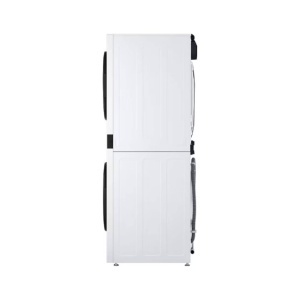 LG LG WashTower™, 12/10 kg, max. 1400 obrtaja/min., Steam™, TurboWash™360, kondenzator sa automatskim čišćenjem, ThinQ™ WiFi funkcija - Bela WT1210WWF