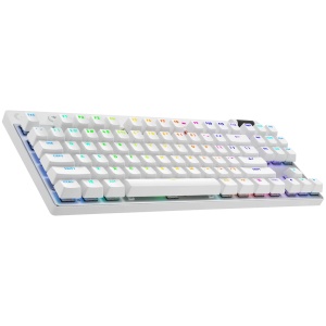 LOGITECH G PRO X TKL LIGHTSPEED Mechanical Gaming Keyboard - WHITE - US INT'L - TACTILE 920-012148 - Img 2