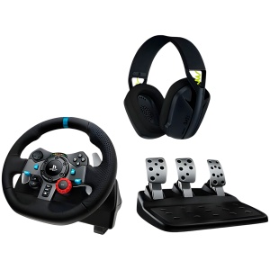 LOGITECH G29 EU + G435 - BLACK - USB - PLUGC - EMEA-914 - EU 991-000539 - Img 2
