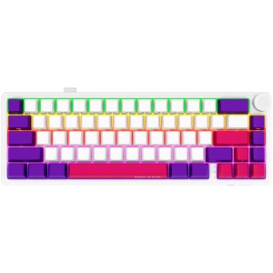 LORGAR KBP70MW, Wireless 65% Mechanical Gaming Keyboard Pro, White, EN layout LRG-KBP70MW-WH-US - Img 1