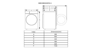 Mašina za pranje veša HEINNER HWM-HMK1014IVTA+++ 10kg/1400o/inverter/siva - Img 5