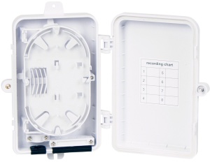 Masterlan 4xSC fiber optic terminal box , including splice tray, siva, zok - Img 2