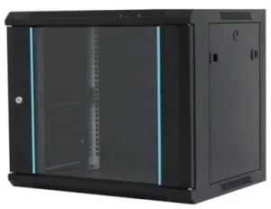 MAXPRO LINE Rack orman nazidni, 6U, 600x600, staklena vrata
