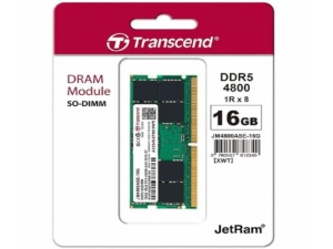Memorija TRANSCEND 16GB/SODIMM/DDR5/4800MHz/CL40/crna