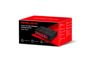 Mercusys MS105G V2.3, 5-Port 10/100/1000 Mbps Desktop Switch * - Img 3
