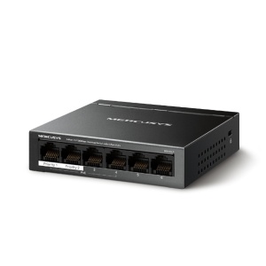 Mercusys MS106LP V1.0 6-Port 10/100Mbps Desktop Switch 4-Port PoE+ - Img 2