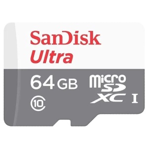 Micro SDXC SanDisk 64GB Ultra, SDSQUNR-064G-GN3MN