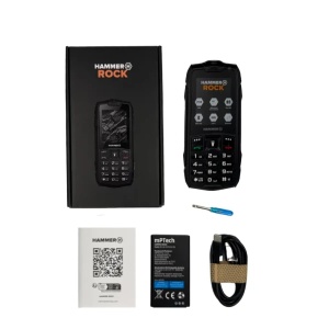 Mobilni telefon Hammer ROCK Black IP68 - Img 2
