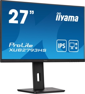Monitor 27" Iiyama XUB2793HS-B7 IPS 1920x1080/100Hz/1ms/HDMI/DP/zvučnici/pivot - Img 5