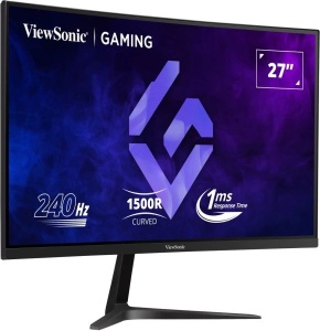 Monitor 27 Viewsonic VX2719-PC-MHD 1920x1080/240Hz/1ms/2xHDMI/DP/FreeSync Premium/Zvučnici/Curved - Img 2