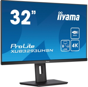 Monitor 31.5" Iiyama XUB3293UHSN-B5 IPS 3840x2160/60Hz/4ms/HDMI/DP/USB/RJ45/zvuč - Img 2