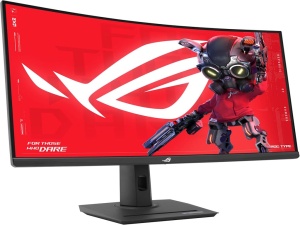 Monitor ASUS ROG XG32WCMS 31.5"/VA,zakrivljen/2560x1440/280Hz/1ms GtG/HDMI,DP,USB C/Freesync/pivot - Img 2