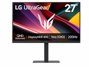 Monitor LG 27G610A-B 27"/IPS/2560x1440/200Hz/1ms GTG/HDMIx2,DP/AMD Freesync/VESA/crna - Img 2