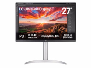 Monitor LG 27UP850K-W 27"/IPS/3840x2160/60Hz/5ms GtG/HDMIx2,DP,USB,USB type C/VESA/pivot/srebrna - Img 4