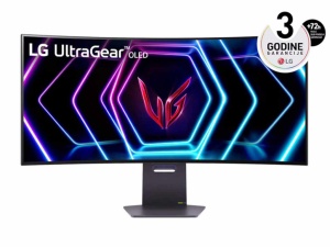 Monitor LG 39GS95QE-B 39"/OLED,zakrivljen,21:9/3440x1440/240Hz/0,03ms/HDMIx2,DP,USB/Gsync,freesync - Img 2