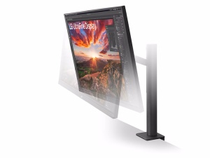 Monitor LG ERGO 32UN880K-B 31.5"/IPS/3840x2160/60Hz/5ms GtG/HDMIx2,DP,USB/pivot,visina/VESA/zvucnici - Img 2