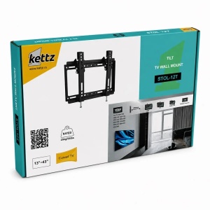 Nosač za TV Kettz STOL-12T 13-43/vesa max 200x200/30kg/podesivi - Img 4