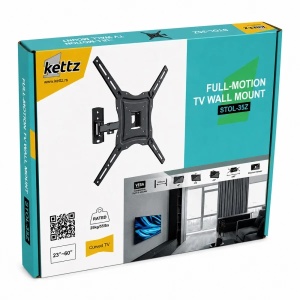 Nosač za TV Kettz STOL-35Z 23-60/vesa max 400x400/25kg/zglobni - Img 4