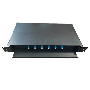 Optički patch panel sa 12 konektora LC/UPC sa kliznim mehanizmom 1 U - Img 2