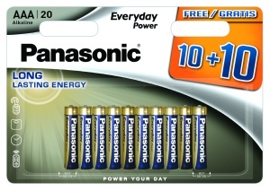 PANASONIC baterije LR03EPS/20BW-AAA 20 kom Alkalne Everyday - Img 2