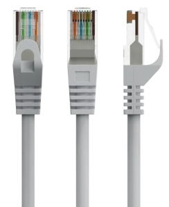 Patchchord kabl UTP cat6 CU 1,5m sivi