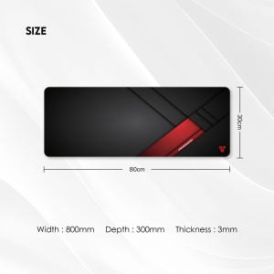 Podloga za miša Fantech MP806 Vigil 800x300mm crna - Img 2