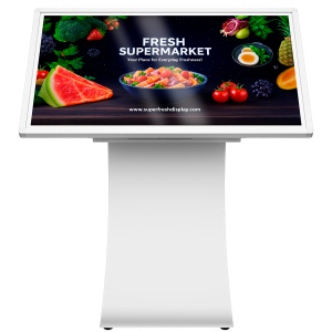 Prestigio Solutions IDS Indoor Totem Tilted 43 inches, 4K (3840x2160), Android 11: RK3399B/4GB/64GB, IR10TP, Power Plug EU. PSTI43A1S1