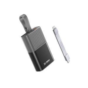 REMAX RPP-30 30W+22.5W Cabled Fast Charging Power Bank 10000mAh