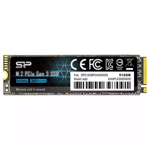 SSD M.2 NVME 512GB SiliconPower SP512GBP34A60M28 A55 2200MBs/1600MBs *