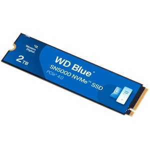 SSD WD Blue SN5000 2TB M.2 2280 PCIe Gen4 x4 NVMe TLC, Read/Write: 5150/4850 MBps, IOPS 650K/770K, TBW: 900 WDS200T4B0E-00CNZ0