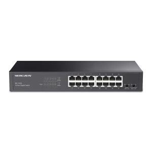 Svič 10/100/1000 16-port Mercusys MS116GS/Rackmount - Img 1
