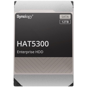 Synology HAT5300-12T 12TB 3.5" HDD SATA 6Gb/s, 7200rpm, Buffer size : 256 MiB, MTTF 2.5M hours, warranty 5 years HAT5300-12T