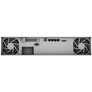 Synology RackStation RS1221+; Rack 2U, 8-bay 3.5''/2.5" SATA HDD/SSD, AMD Ryzen V1500B 4-core 2.2GHz; 4GB DDR4 ECC SODDIM,2x Memory slots; 4x RJ-45 1GbE LAN Port; 2xUSB 3.2; eSATA port; PCI Gen2x8 slot (x4 link); 6.9 kg; 3yr wrnty RS1221PLUS - Img 2
