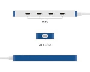 TARGUS HyperDrive Flex 4 Port USB-C Hub plavi (HD5201BUGL) - Img 1