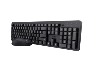 Tastatura+miš TRUST ODY II bežicni set US/crna - Img 2
