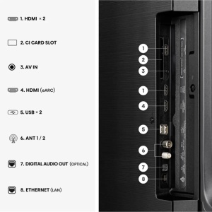 Televizor Hisense H55E7S Smart, QLED, 4K UHD, 55"(140cm), DVB-C, DVB-T2, DVB-S2 - Img 2