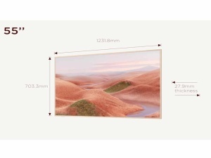 Televizor TCL 55A300W/QLED/55"/4K UHD/144Hz/Matte Screen/"Ai" Art/Google TV/frame - Img 2