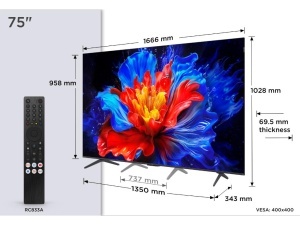Televizor TCL 75P8K/QLED/75"/4K UHD/144Hz/Google TV/crna - Img 8