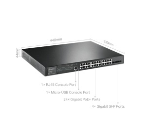 TP-LINK_ SG3428MP Omada 28-Port Gigabit L2+ upravljiv Switch sa 24- Porta PoE+ - Img 2