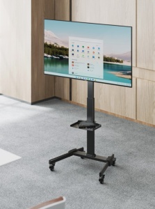 TVS-55T-01 Gembird Podni stalak za TV sa točkovima (nagib), 32-55inca, 35KG - Img 3