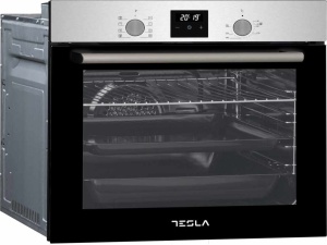 Ugradna rerna TESLA BO850SX ventilatorska/60L/mehanicka/inox - Img 2