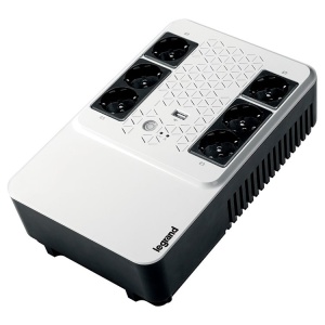 UPS Legrand Keor Multiplug 800VA/480W Line interactive, Single-phase, Simulated sinewave, Backup: 4xCEE 7/3 - Surge: 2xCEE 7/3. Battery 1 x 12 V, 7 Ah, 5.5 Kg, USB LN310082 - Img 2