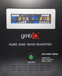 UPS-PSW-1500VA GMB LONG, cist sinusni pretvarac sa produzenom autonomijom 1050W-220V/12V - Img 3