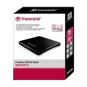 USB DVD+-R/RW Transcend TS8XDVDS-K Slim Black - Img 3