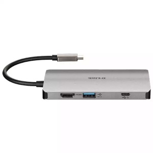 USB HUB DLink DUB-M810 USB-C HDMI 4K/USB A 3.0x3/RJ45/SD-microSD - Img 3