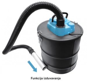 Usisivac za pepeo / pelet * UP7110-20, 1000W, 20L, kabl 2m (4550) - Img 3