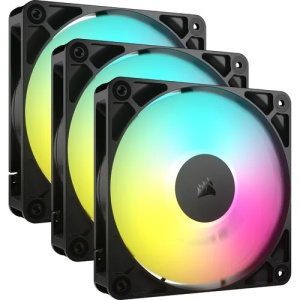Ventilatori Corsair 3x RS120 ARGB 120mm PWM-Triple Pack - Crni, CO-9050181-WW - Img 2
