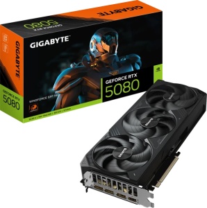 VGA Gigabyte RTX 5080 16GB Windforce SFF, GV-N5080WF3-16GD