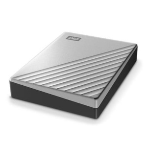 Western Digital External HDD 1TB, My Passport Ultra, USB3.2 Gen1 Type-C/Type-A, Silver WDBC3C0010BSL-WESN - Img 3